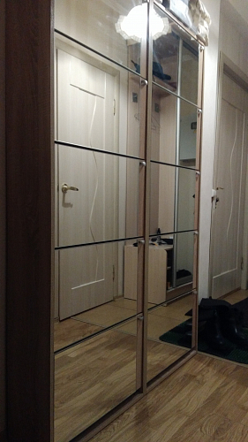 Обувница К-5 (зеркальная) венге / беленый дуб фото покупателя 7